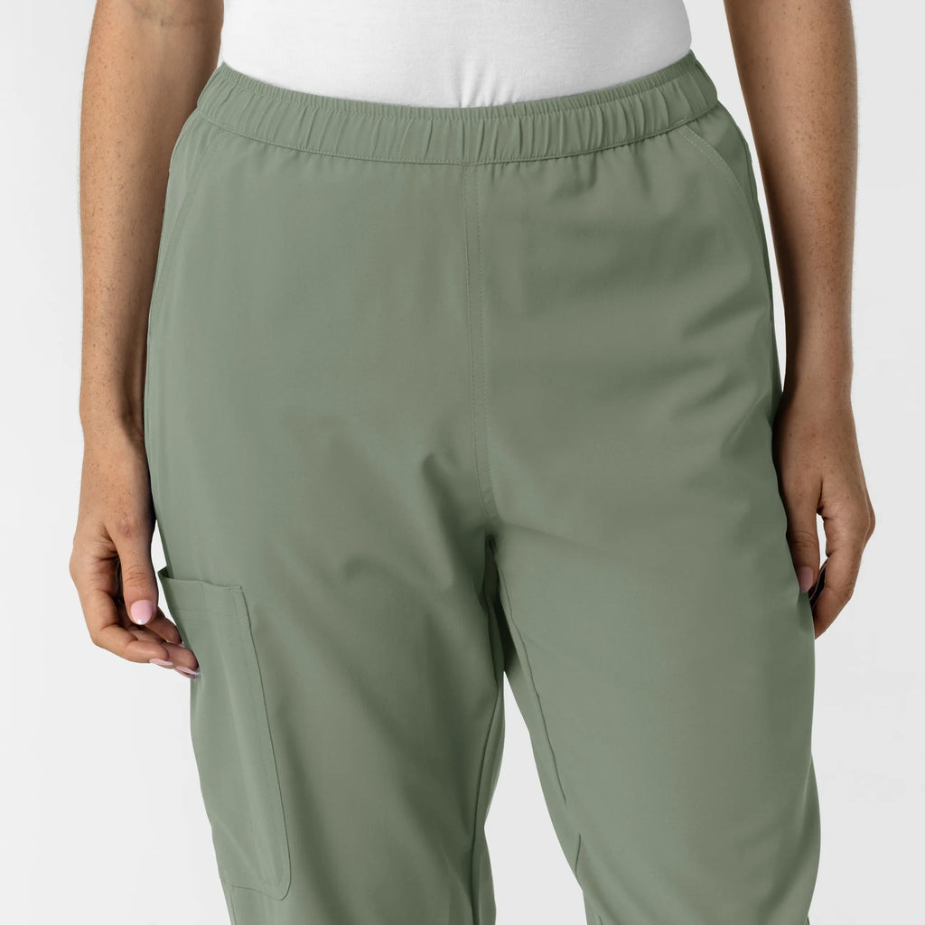 Wink Scrubs Women's Slim Leg Scrub Pant Sage | scrub-supply.com