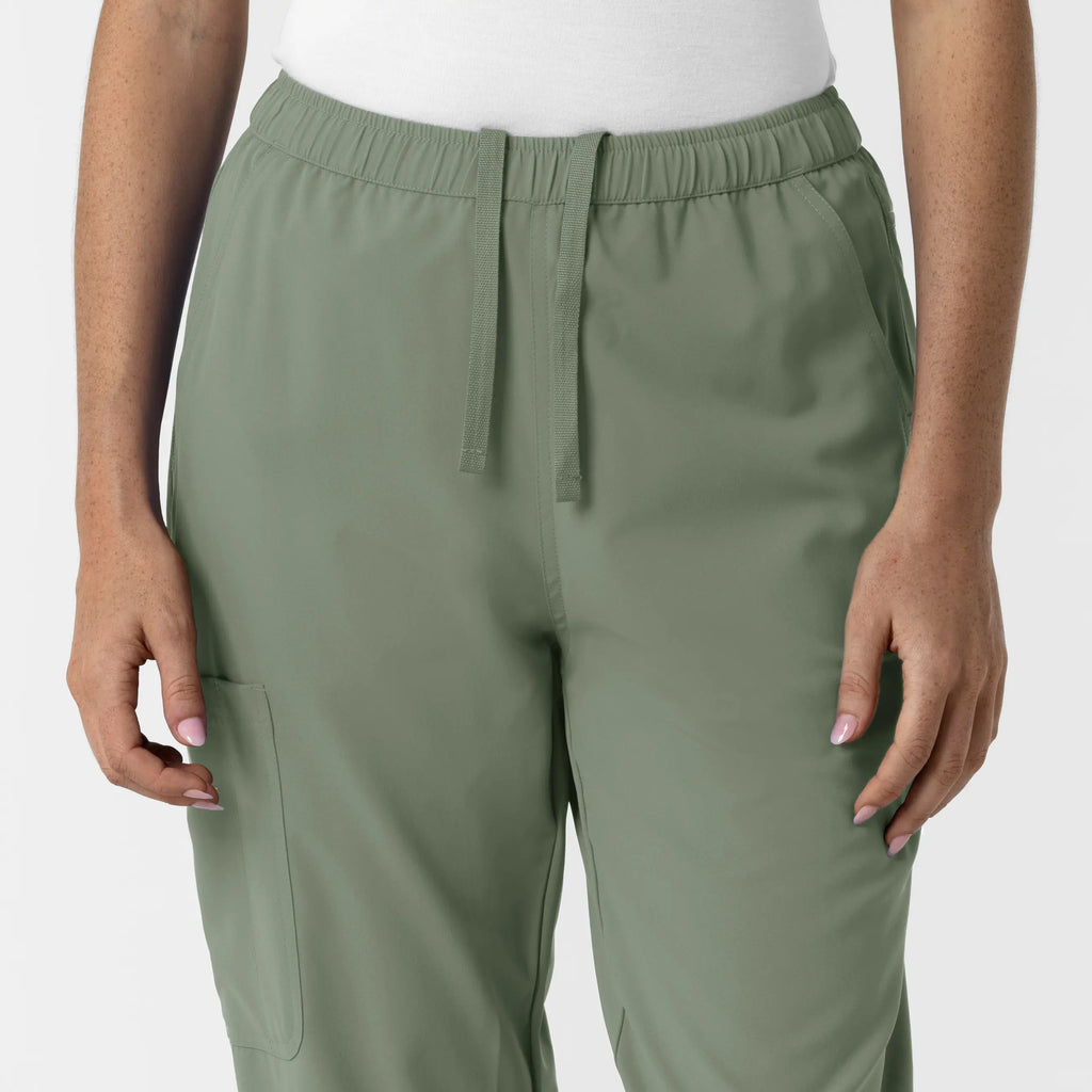 Wink Scrubs Women's Slim Leg Scrub Pant Sage | scrub-supply.com