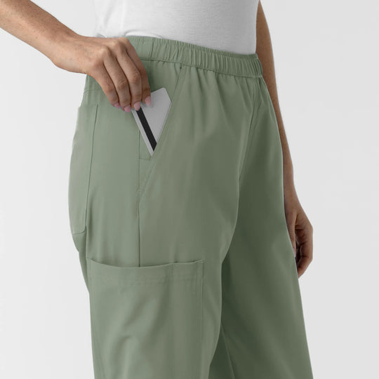 Wink Scrubs Women's Slim Leg Scrub Pant Sage | scrub-supply.com