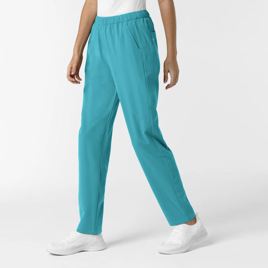 Wink Scrubs Women's Slim Leg Scrub Pant Teal | scrub-supply.com