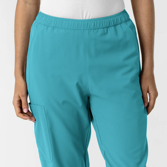 Wink Scrubs Women's Slim Leg Scrub Pant Teal | scrub-supply.com