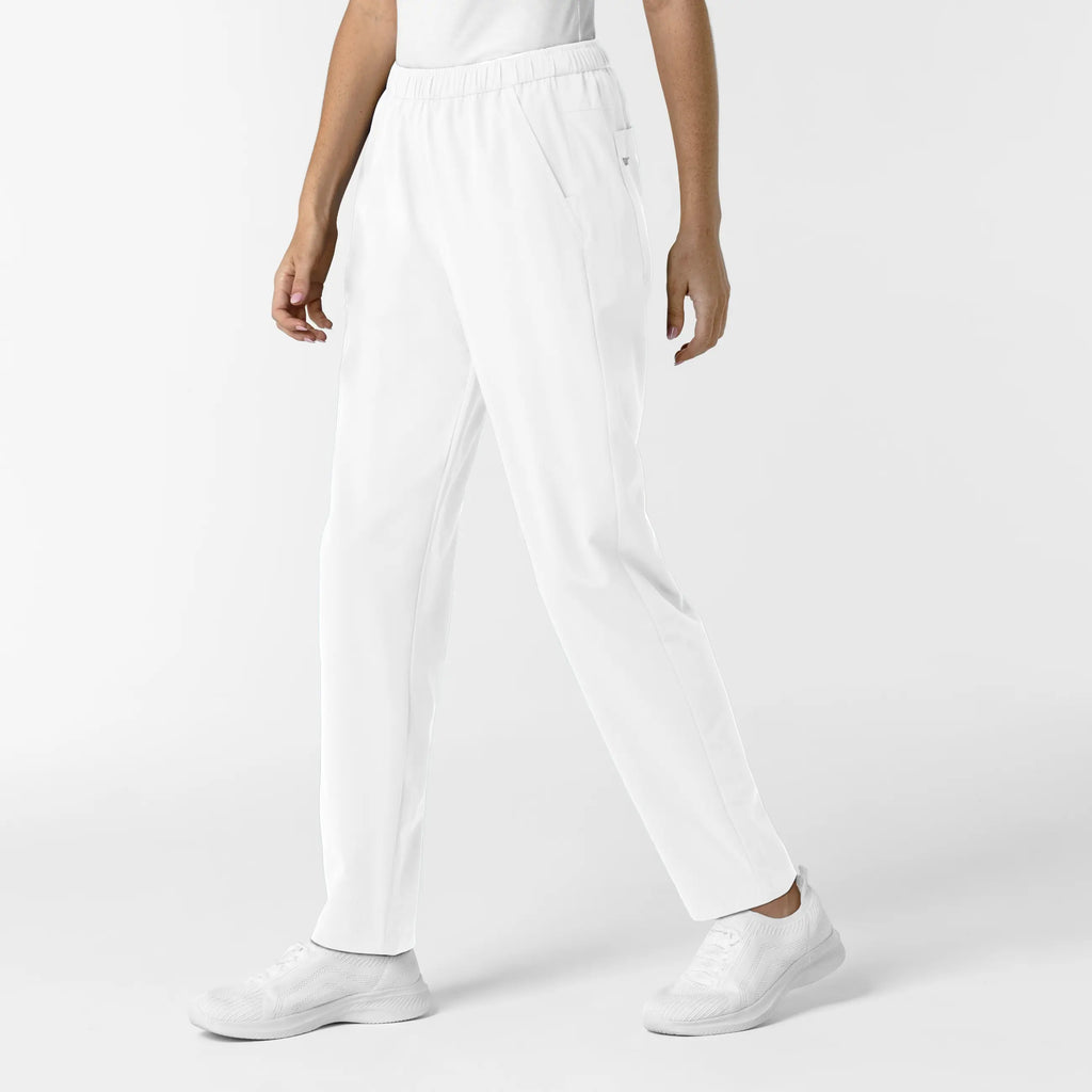 Wink Scrubs Women's Slim Leg Scrub Pant White | scrub-supply.com