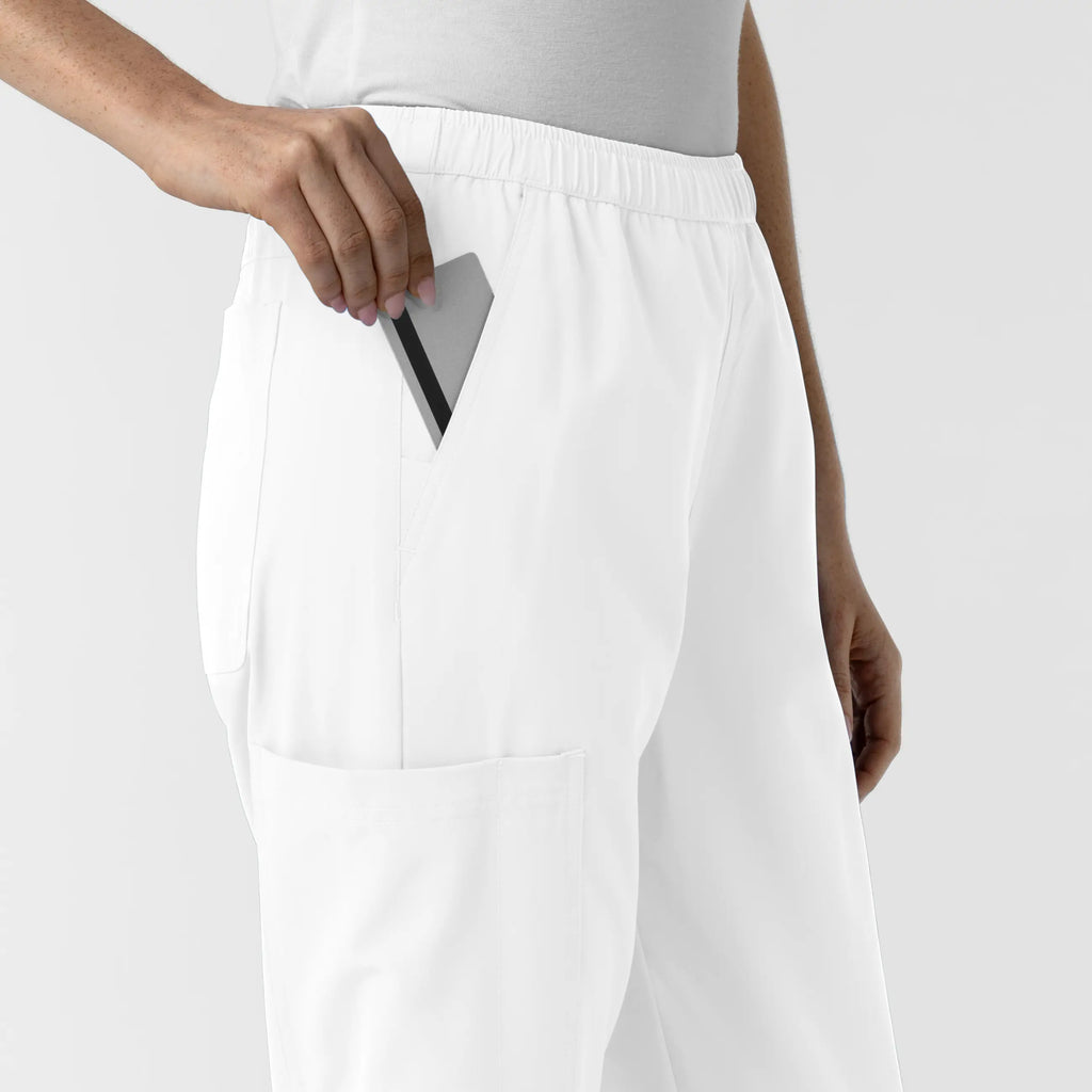 Wink Scrubs Women's Slim Leg Scrub Pant White | scrub-supply.com