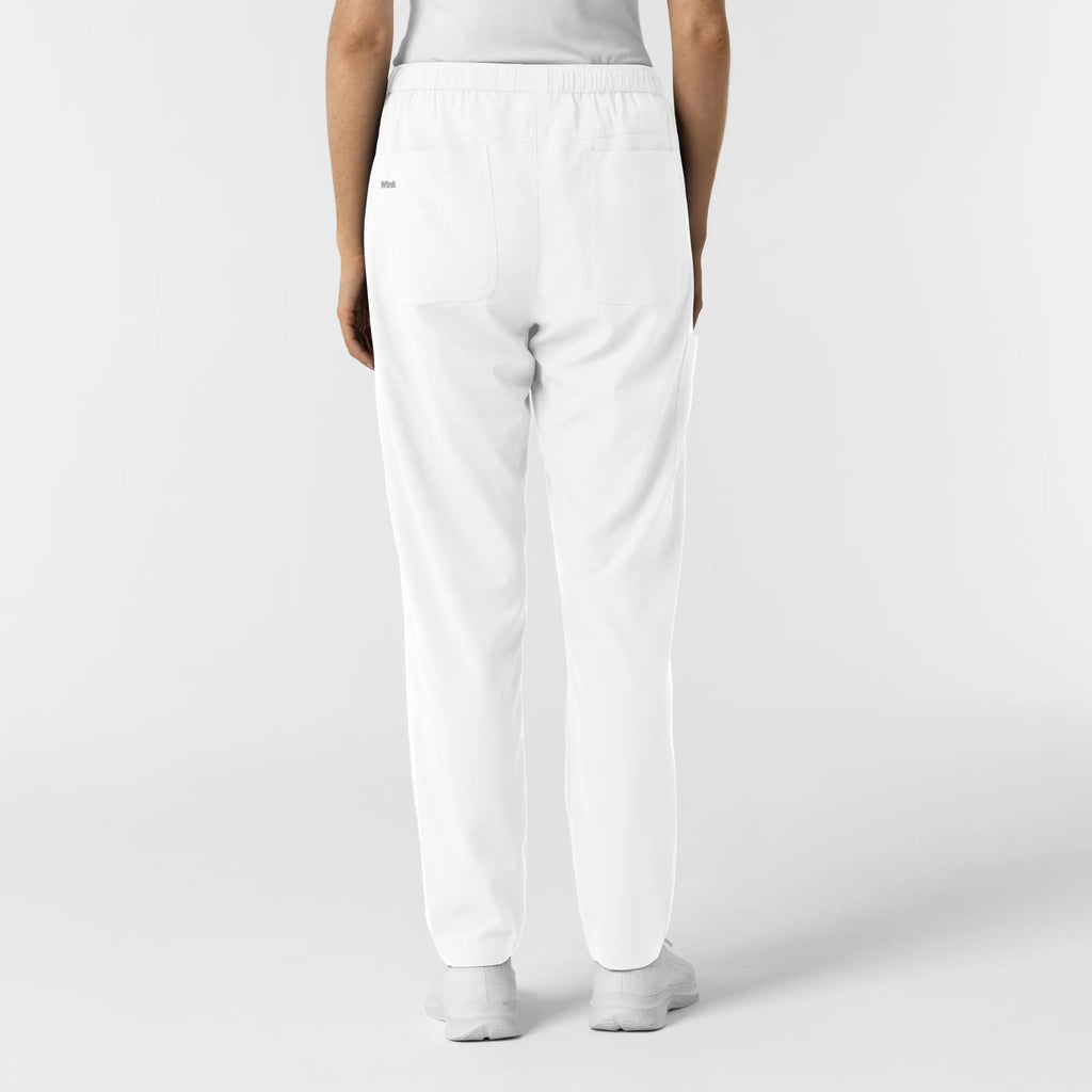 Wink Scrubs Women's Slim Leg Scrub Pant White | scrub-supply.com