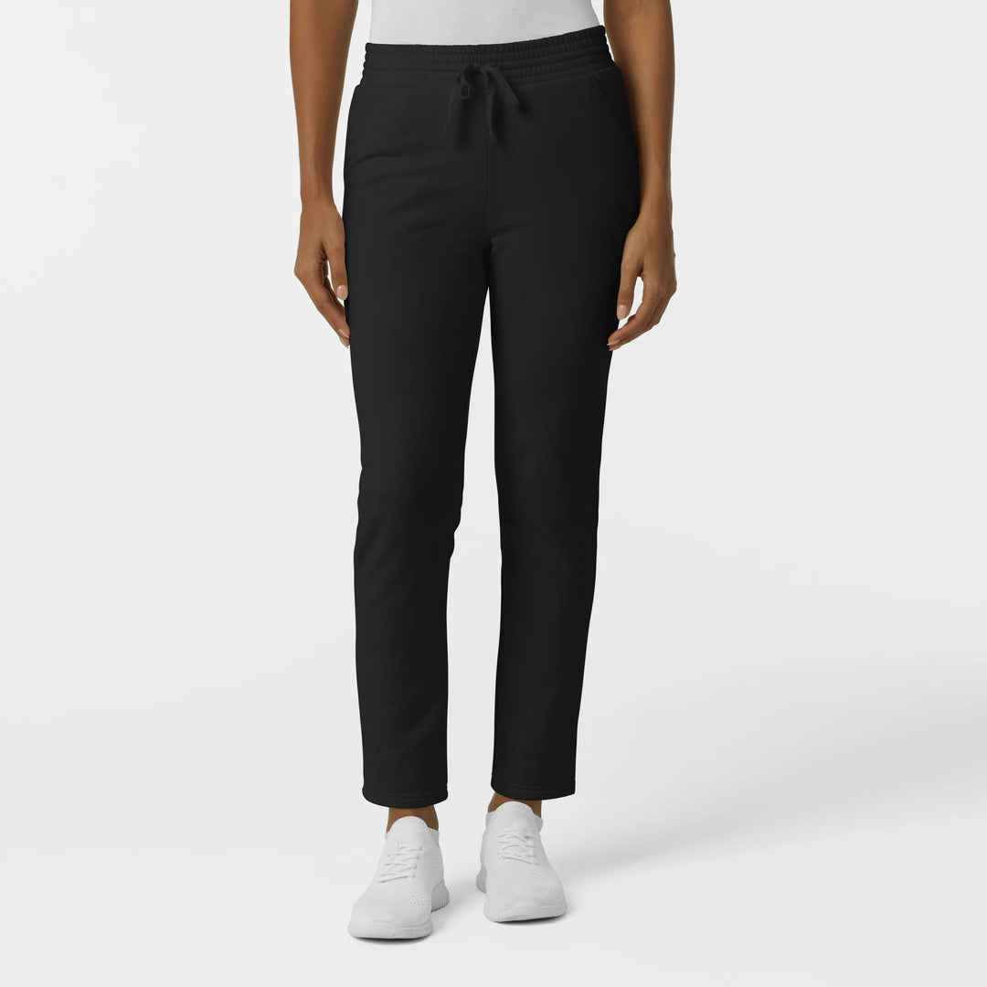 Wink Scrubs Women's Slim Leg Pant Black | scrub-supply.com