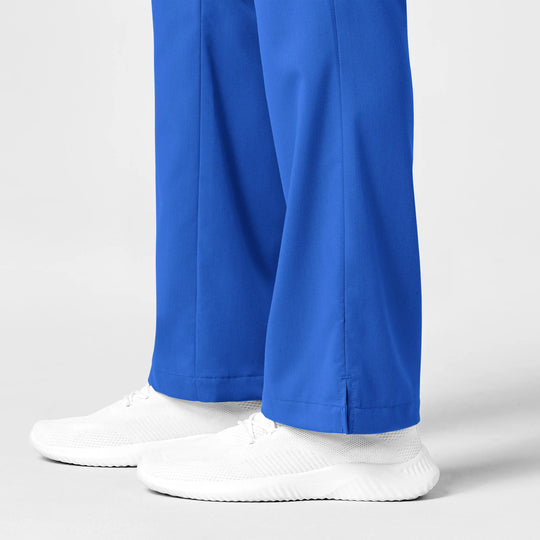 Wink Scrubs Women's Moderate Flare Leg Cargo Scrub Pant Royal Blue | scrub-supply.com