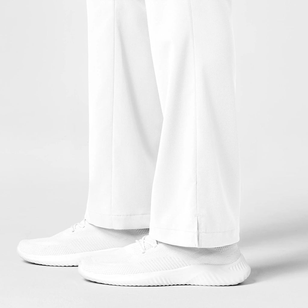 Wink Scrubs Women's Moderate Flare Leg Cargo Scrub Pant White | scrub-supply.com