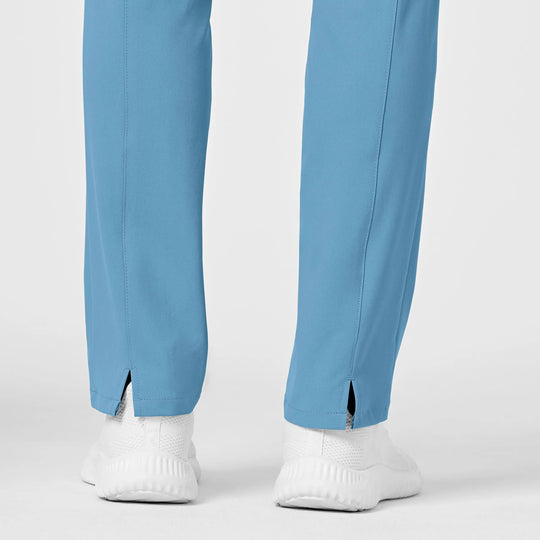 Wink Scrubs Women's High Waist Slim Leg Scrub Pant Bay Blue | scrub-supply.com