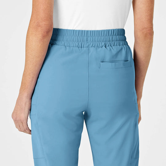 Wink Scrubs Women's High Waist Slim Leg Scrub Pant Bay Blue | scrub-supply.com