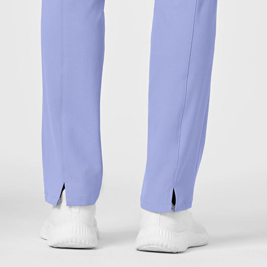 Wink Scrubs Women's High Waist Slim Leg Scrub Pant Ceil Blue | scrub-supply.com
