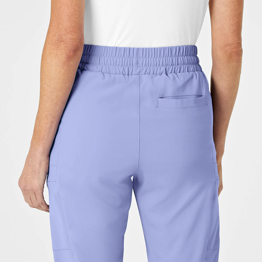 Wink Scrubs Women's High Waist Slim Leg Scrub Pant Ceil Blue | scrub-supply.com