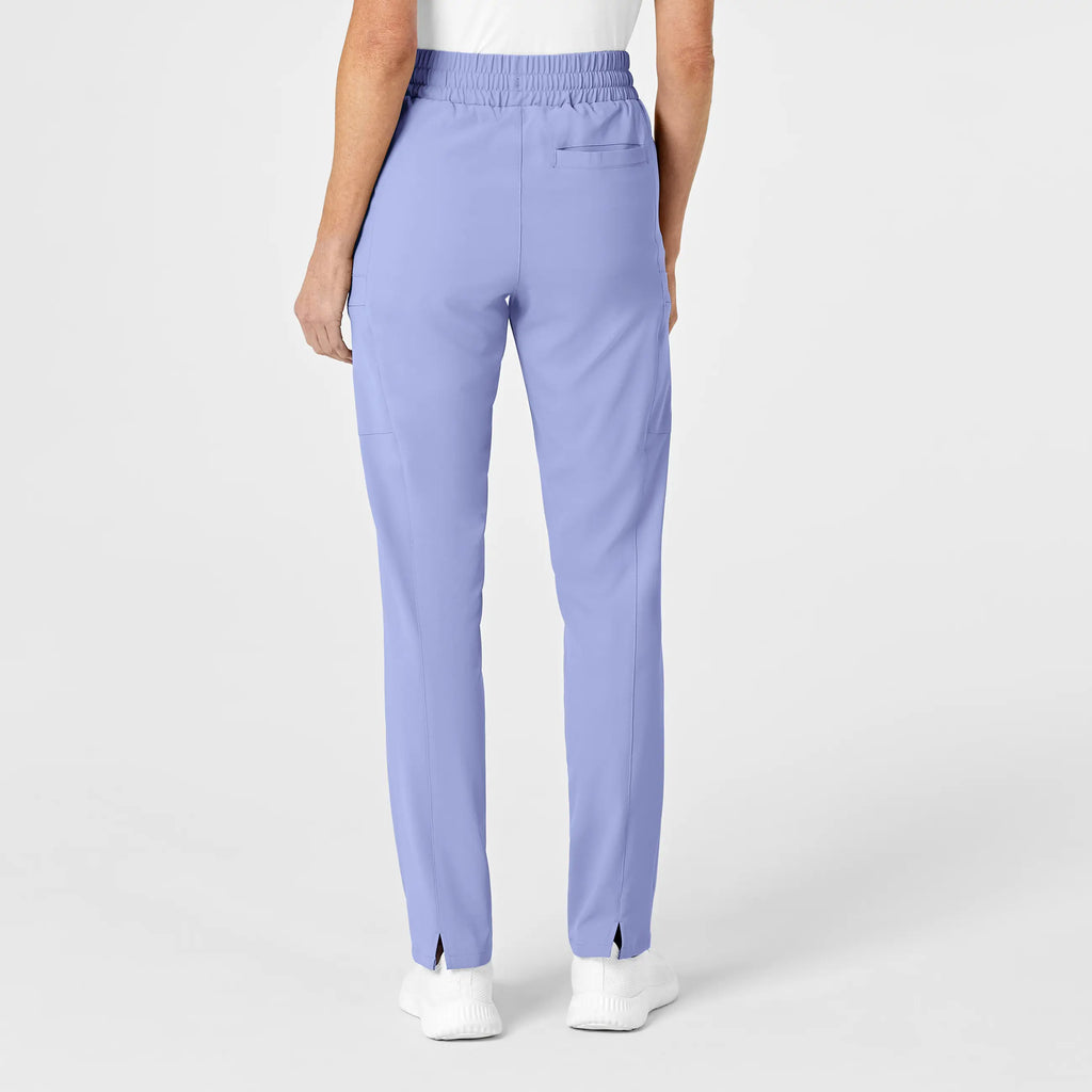 Wink Scrubs Women's High Waist Slim Leg Scrub Pant Ceil Blue | scrub-supply.com