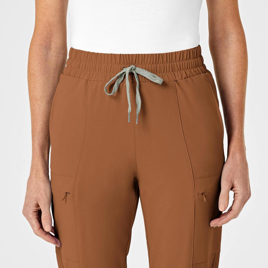 Wink Scrubs Women's High Waist Slim Leg Scrub Pant Chai | scrub-supply.com