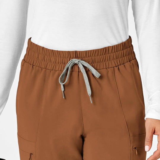 Wink Scrubs Women's High Waist Slim Leg Scrub Pant Chai | scrub-supply.com
