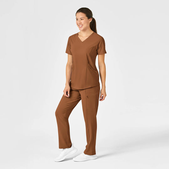 Wink Scrubs Women's High Waist Slim Leg Scrub Pant Chai | scrub-supply.com
