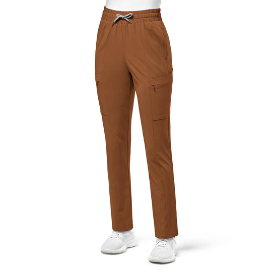 Wink Scrubs Women's High Waist Slim Leg Scrub Pant Chai | scrub-supply.com