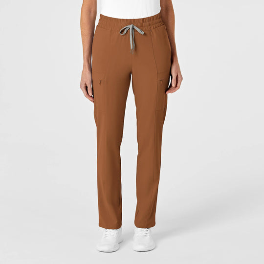 Wink Scrubs Women's High Waist Slim Leg Scrub Pant Chai | scrub-supply.com