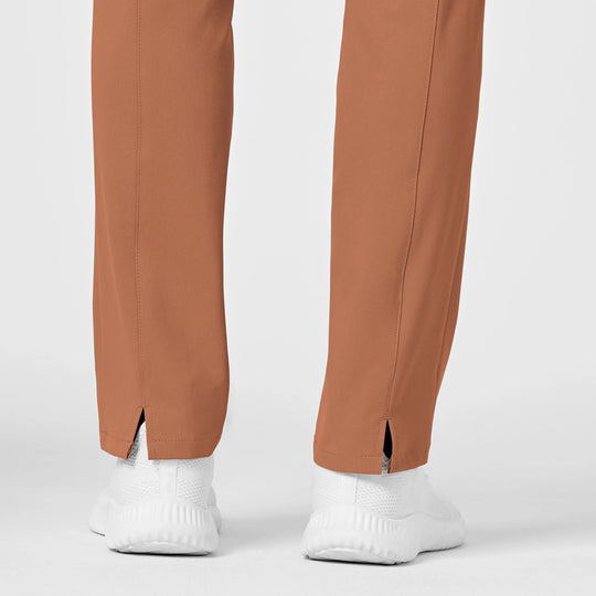 Wink Scrubs Women's High Waist Slim Leg Scrub Pant Clay | scrub-supply.com