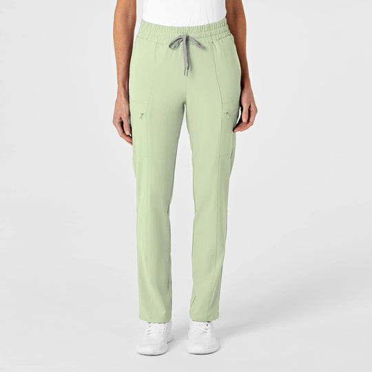 Wink Scrubs Women's High Waist Slim Leg Scrub Pant Fresh Mint | scrub-supply.com