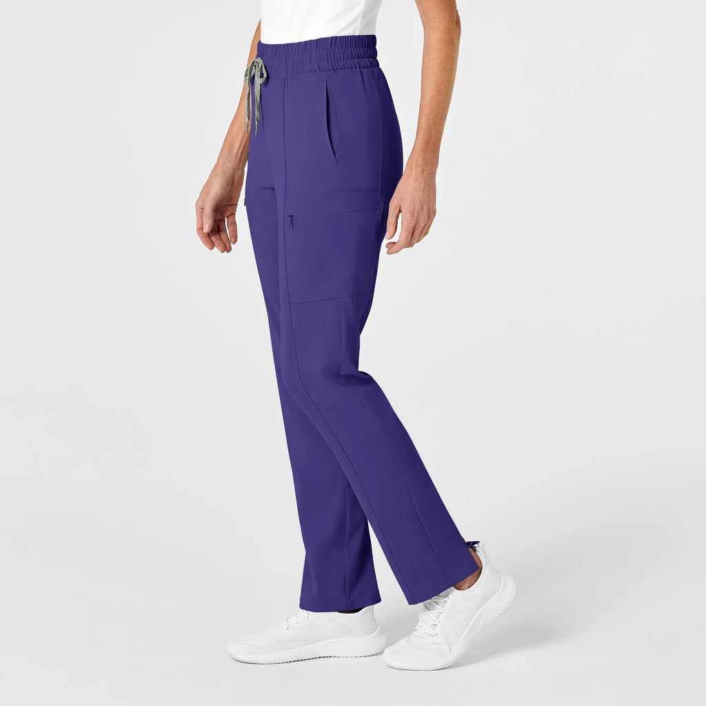 Wink Scrubs Women's High Waist Slim Leg Scrub Pant Grape | scrub-supply.com