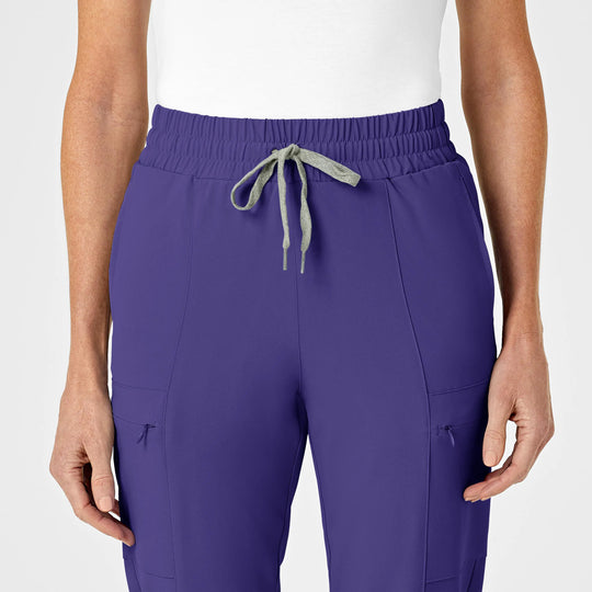 Wink Scrubs Women's High Waist Slim Leg Scrub Pant Grape | scrub-supply.com
