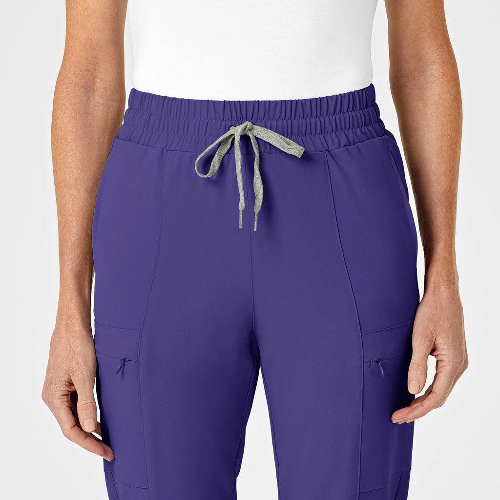 Wink Scrubs Women's High Waist Slim Leg Scrub Pant Grape | scrub-supply.com