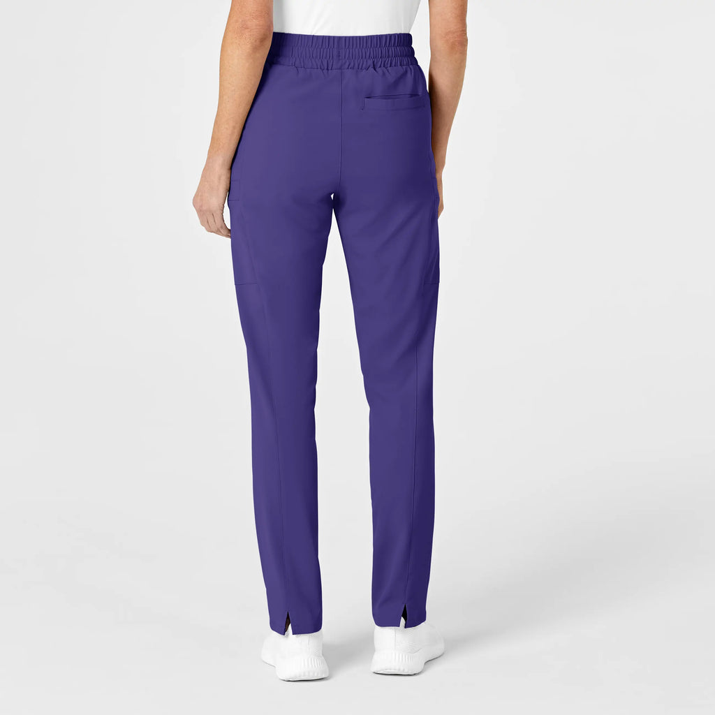 Wink Scrubs Women's High Waist Slim Leg Scrub Pant Grape | scrub-supply.com