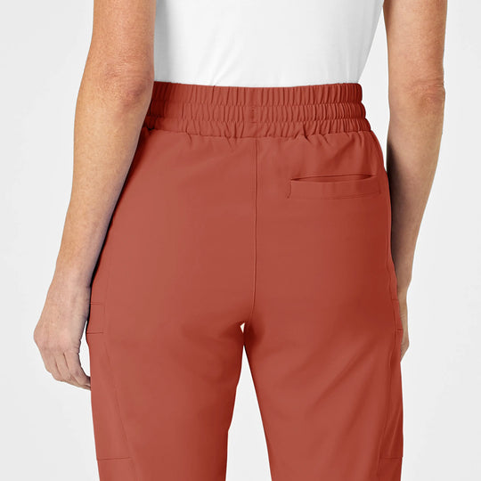 Wink Scrubs Women's High Waist Slim Leg Scrub Pant Mineral Red | scrub-supply.com