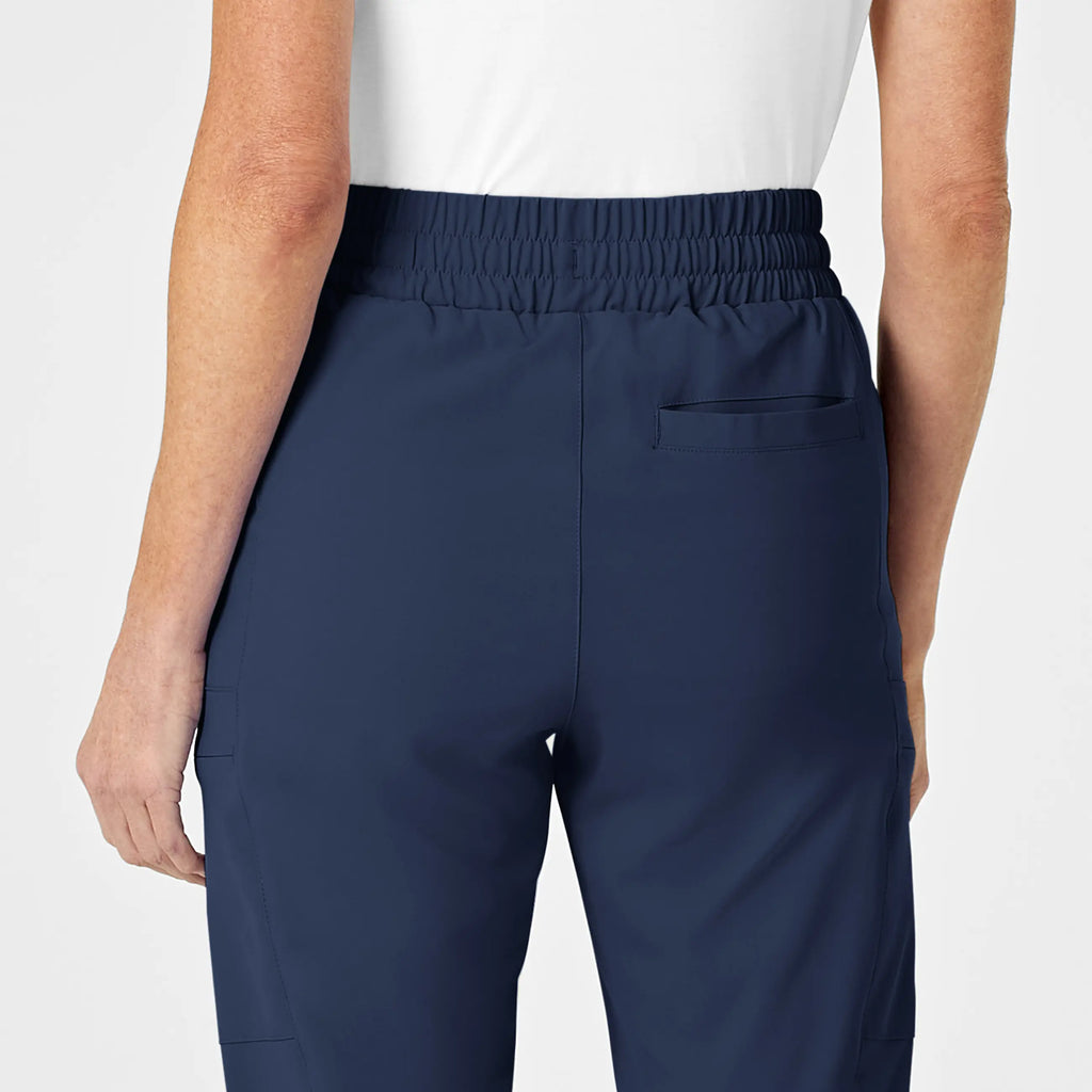 Wink Scrubs Women's High Waist Slim Leg Scrub Pant Navy | scrub-supply.com