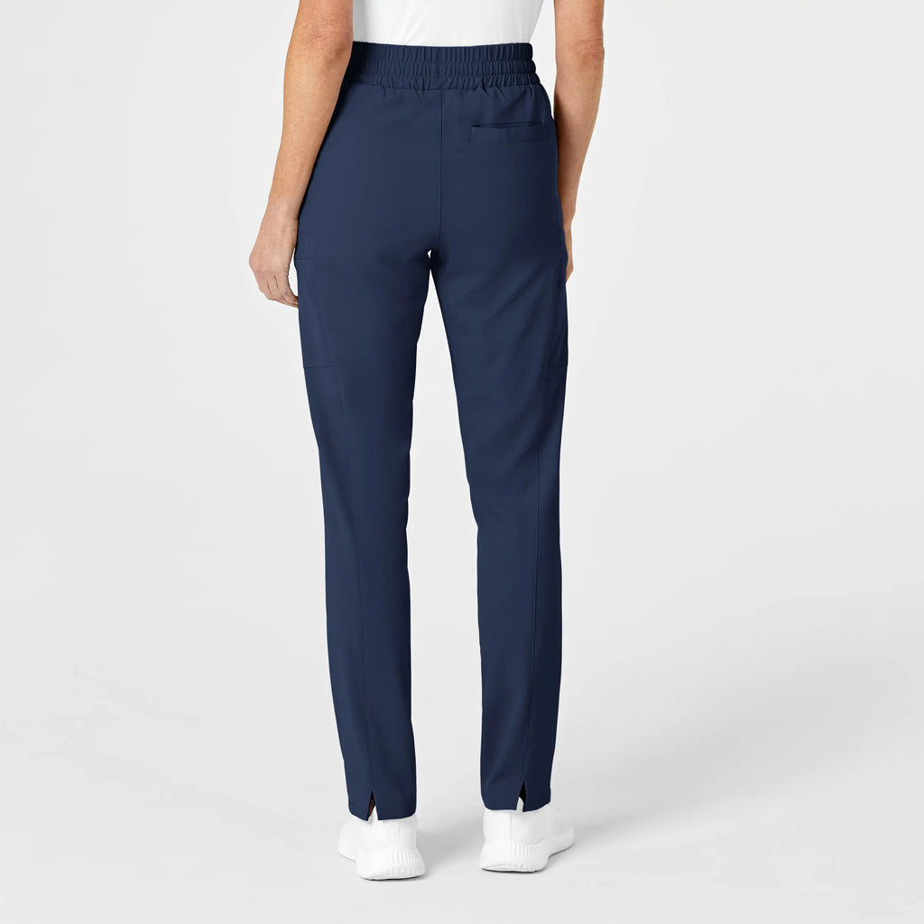 Wink Scrubs Women's High Waist Slim Leg Scrub Pant Navy | scrub-supply.com