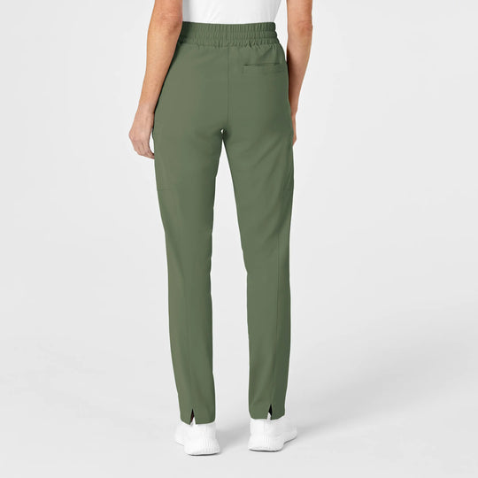 Wink Scrubs Women's High Waist Slim Leg Scrub Pant Olive | scrub-supply.com