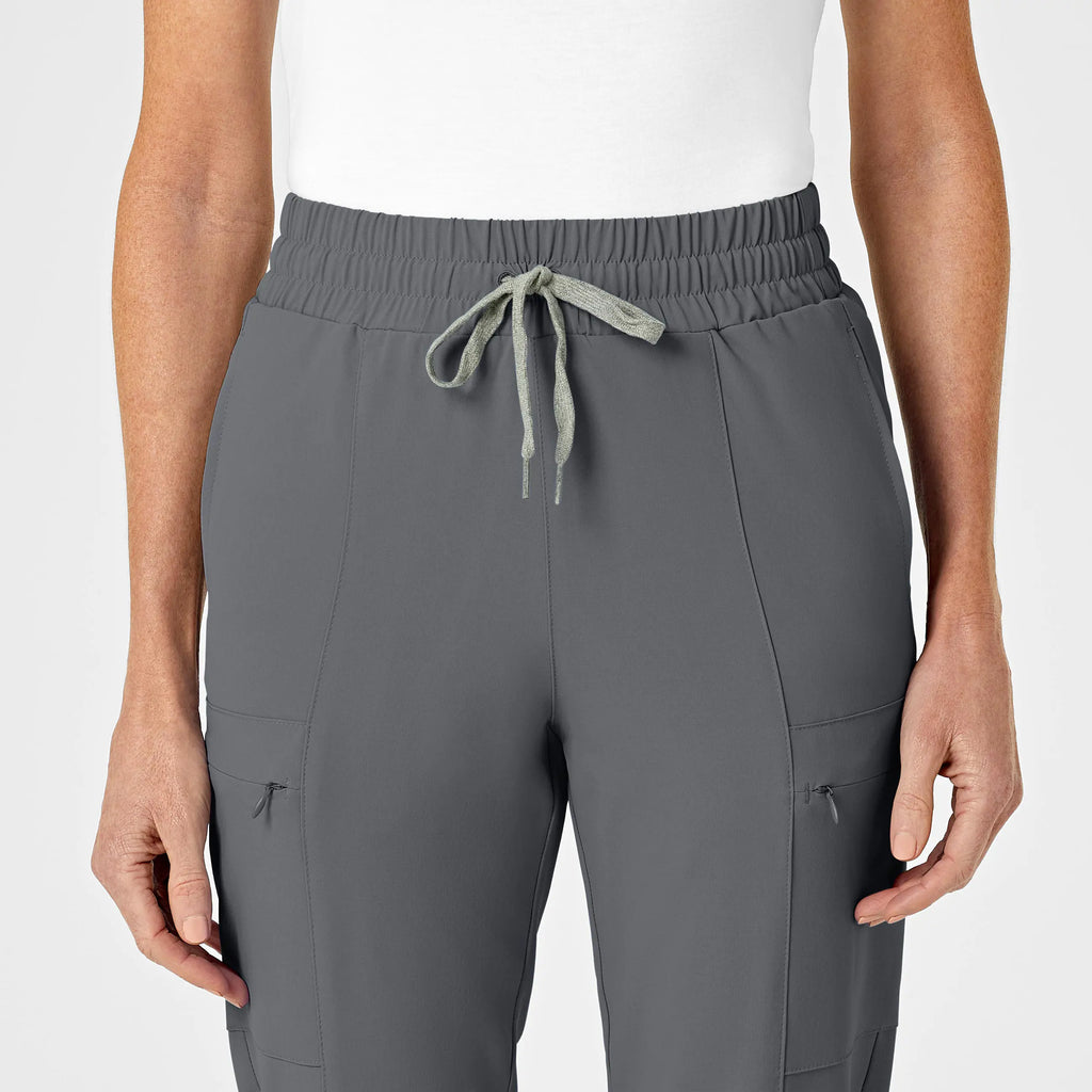 Wink Scrubs Women's High Waist Slim Leg Scrub Pant Pewter | scrub-supply.com