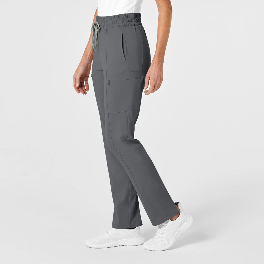 Wink Scrubs Women's High Waist Slim Leg Scrub Pant Pewter | scrub-supply.com