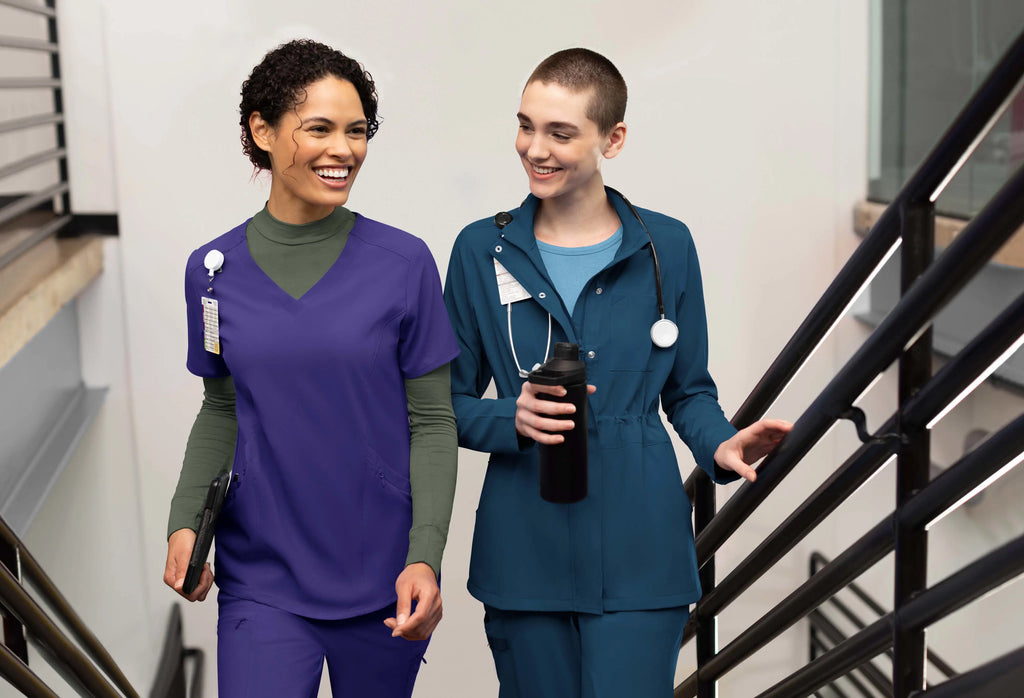 Wink Scrubs Women's High Waist Slim Leg Scrub Pant Ruby | scrub-supply.com