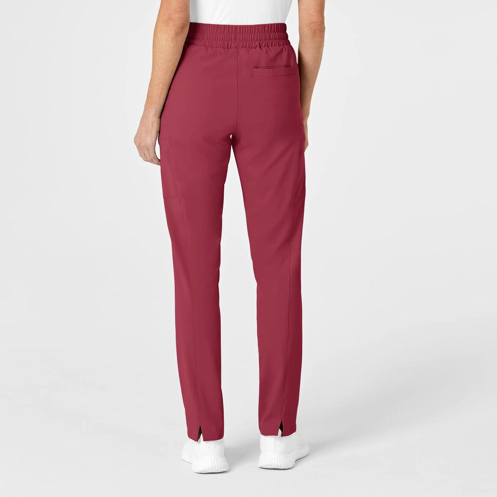 Wink Scrubs Women's High Waist Slim Leg Scrub Pant Ruby | scrub-supply.com