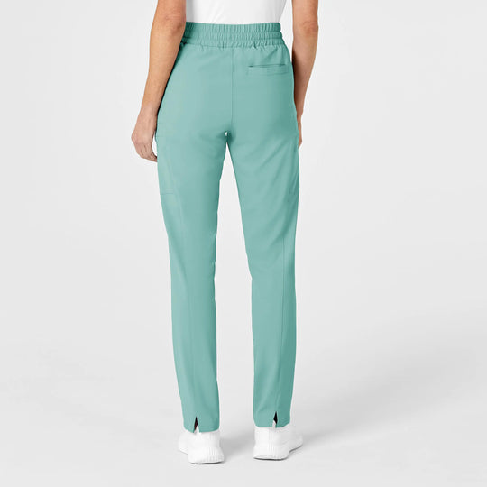 Wink Scrubs Women's High Waist Slim Leg Scrub Pant Turquoise | scrub-supply.com