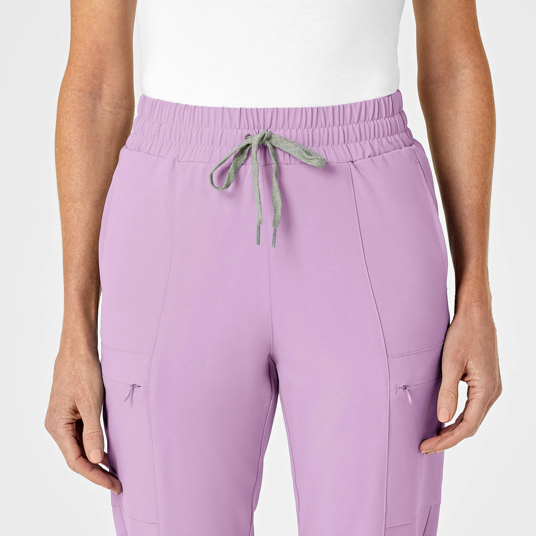 Wink Scrubs Women's High Waist Slim Leg Scrub Pant Violet Tulle | scrub-supply.com