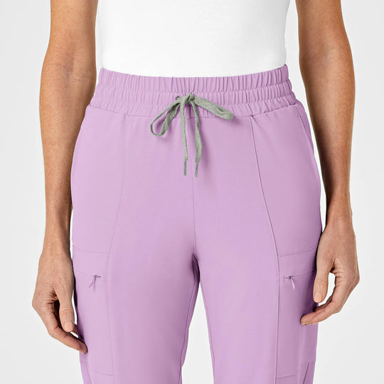 Wink Scrubs Women's High Waist Slim Leg Scrub Pant Violet Tulle | scrub-supply.com