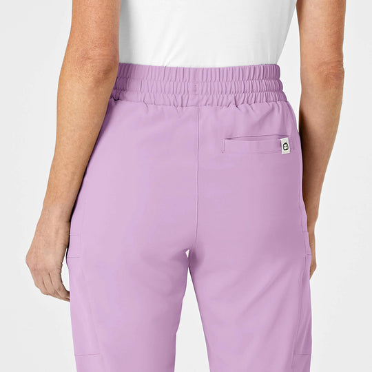 Wink Scrubs Women's High Waist Slim Leg Scrub Pant Violet Tulle | scrub-supply.com