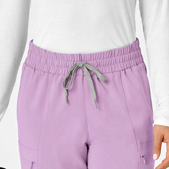 Wink Scrubs Women's High Waist Slim Leg Scrub Pant Violet Tulle | scrub-supply.com