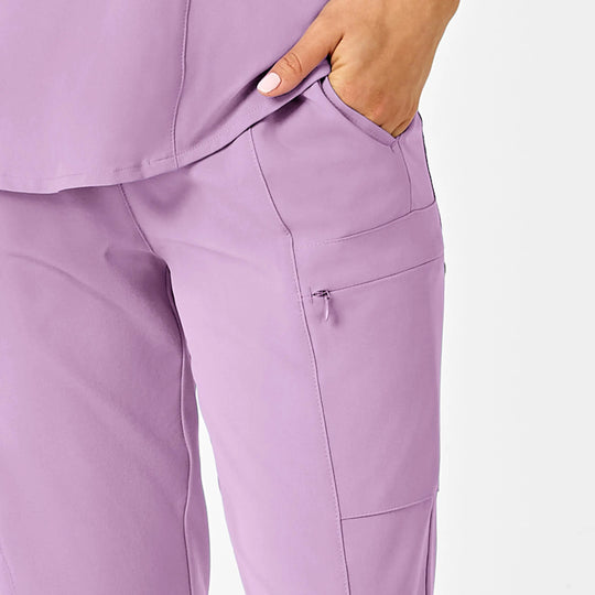 Wink Scrubs Women's High Waist Slim Leg Scrub Pant Violet Tulle | scrub-supply.com