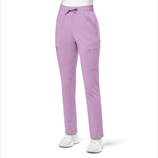 Wink Scrubs Women's High Waist Slim Leg Scrub Pant Violet Tulle | scrub-supply.com