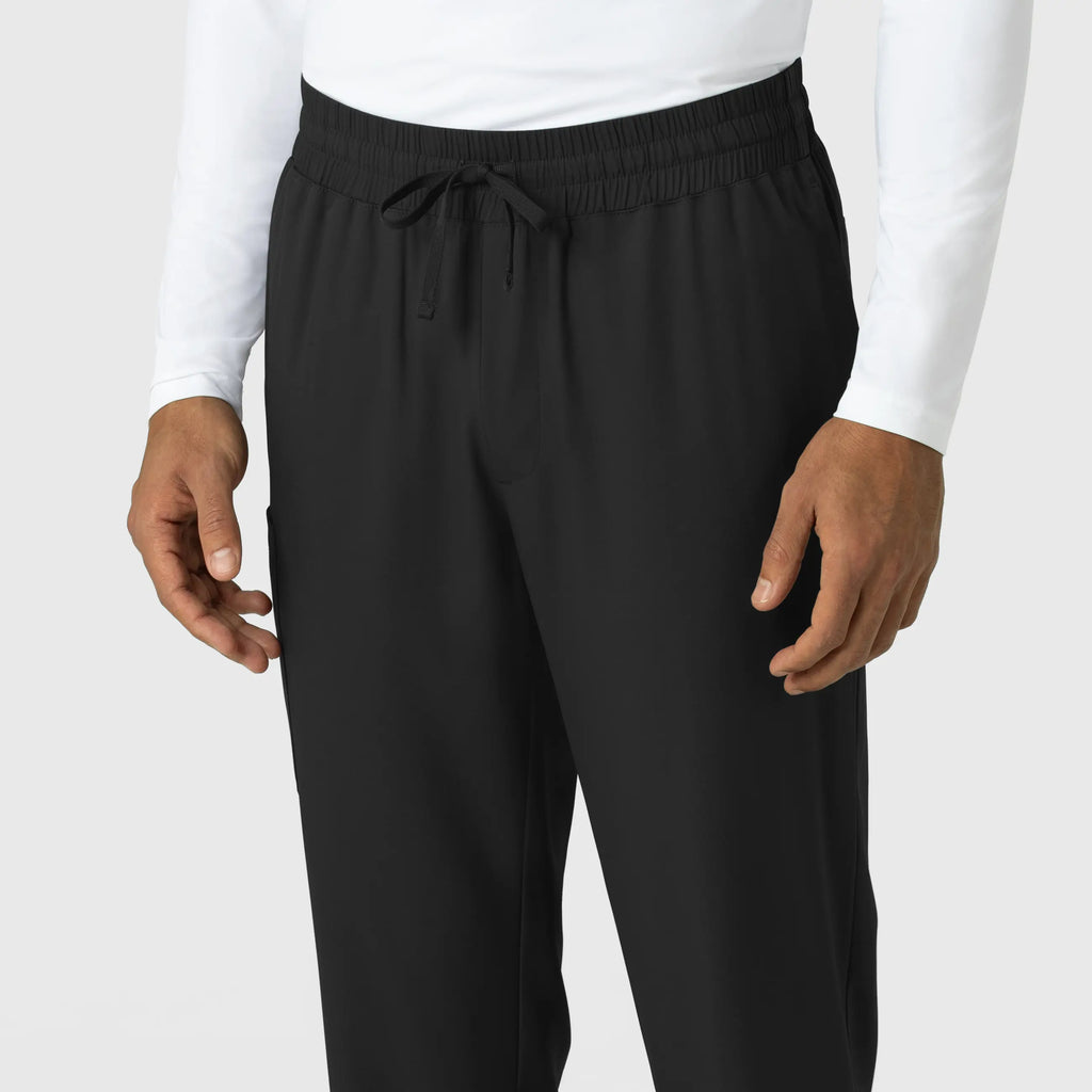 Wink Scrubs Men's Straight Leg Scrub Pant Black | scrub-supply.com