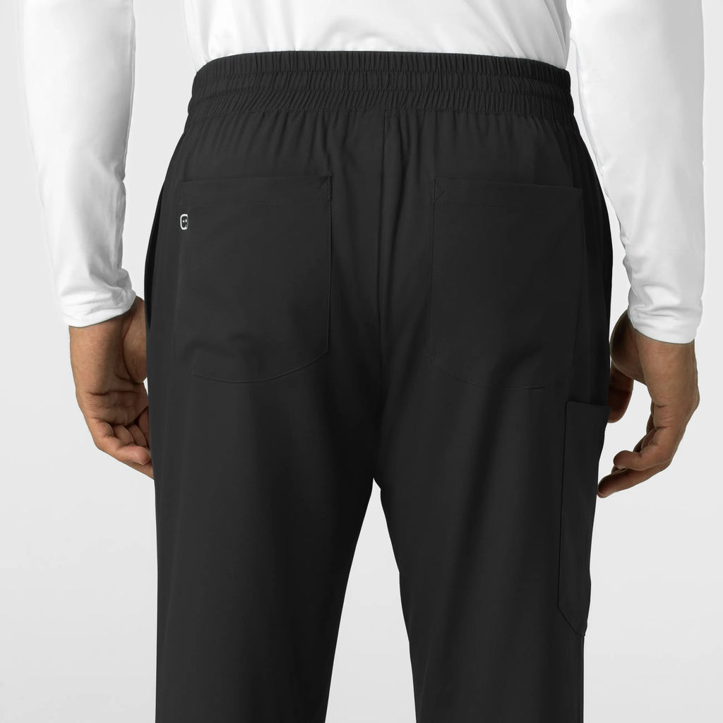 Wink Scrubs Men's Straight Leg Scrub Pant Black | scrub-supply.com