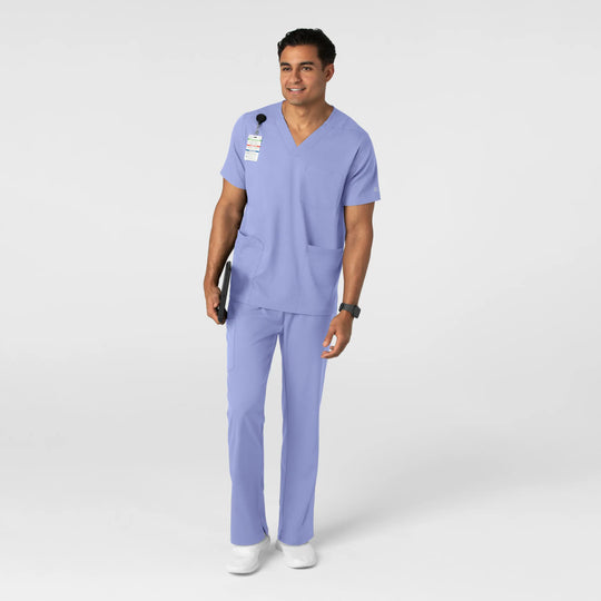 Wink Scrubs Men's Straight Leg Scrub Pant Ceil Blue | scrub-supply.com