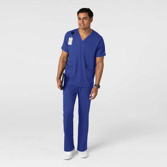 Wink Scrubs Men's Straight Leg Scrub Pant Galaxy Blue | scrub-supply.com