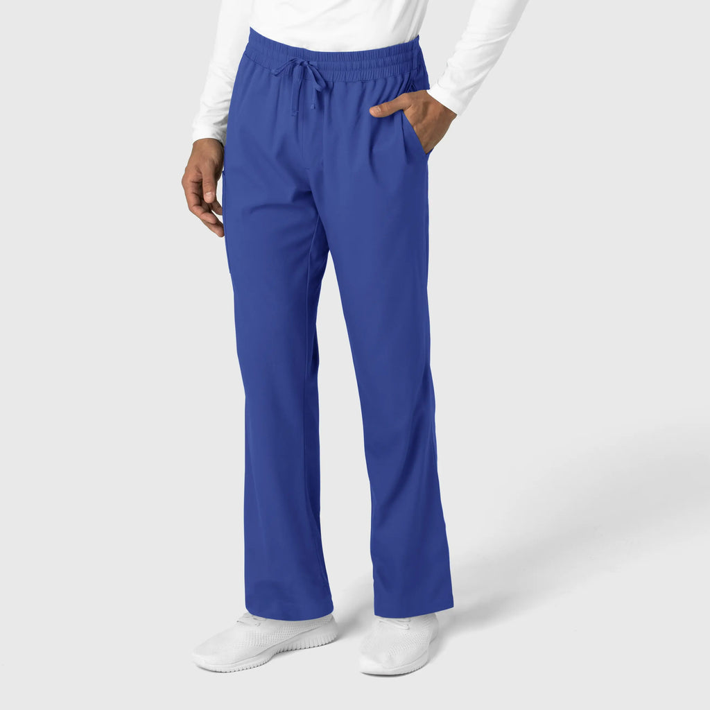 Wink Scrubs Men's Straight Leg Scrub Pant Galaxy Blue | scrub-supply.com