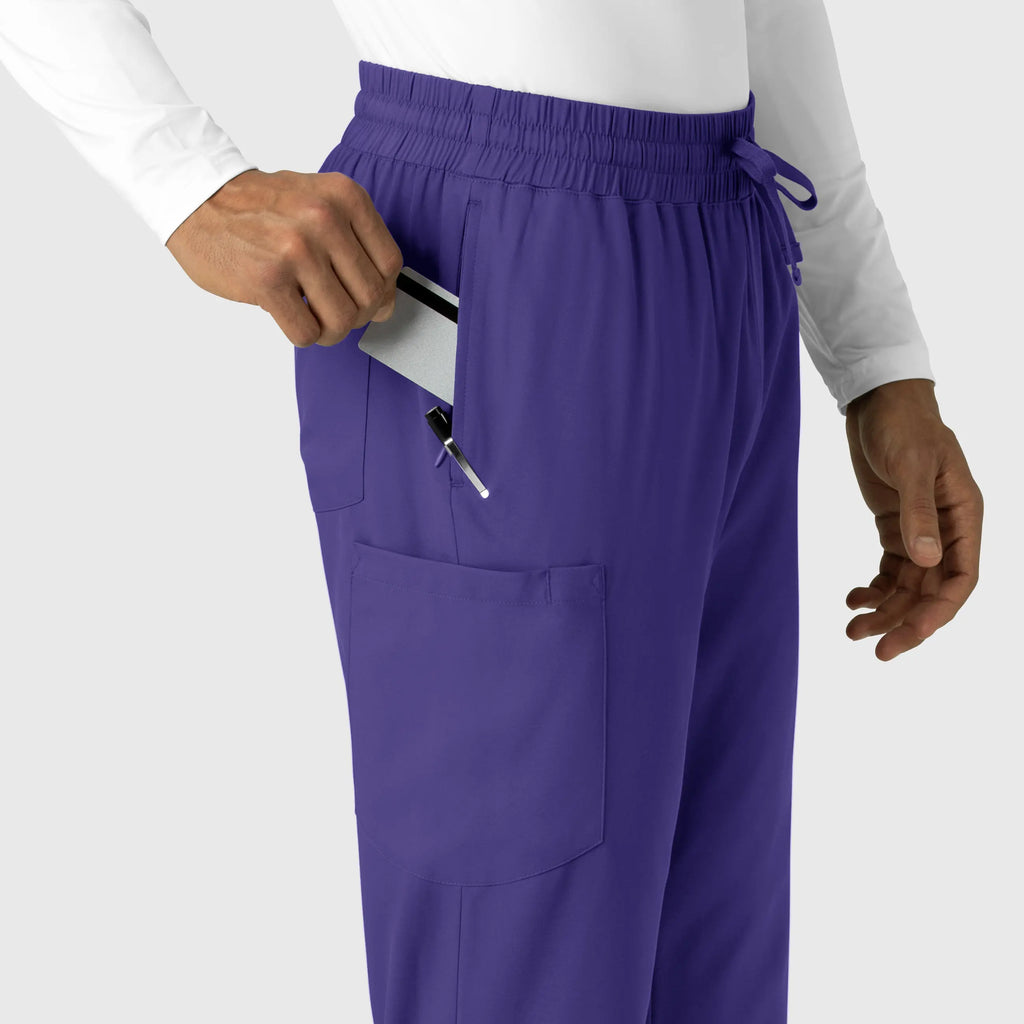 Wink Scrubs Men's Straight Leg Scrub Pant Grape | scrub-supply.com