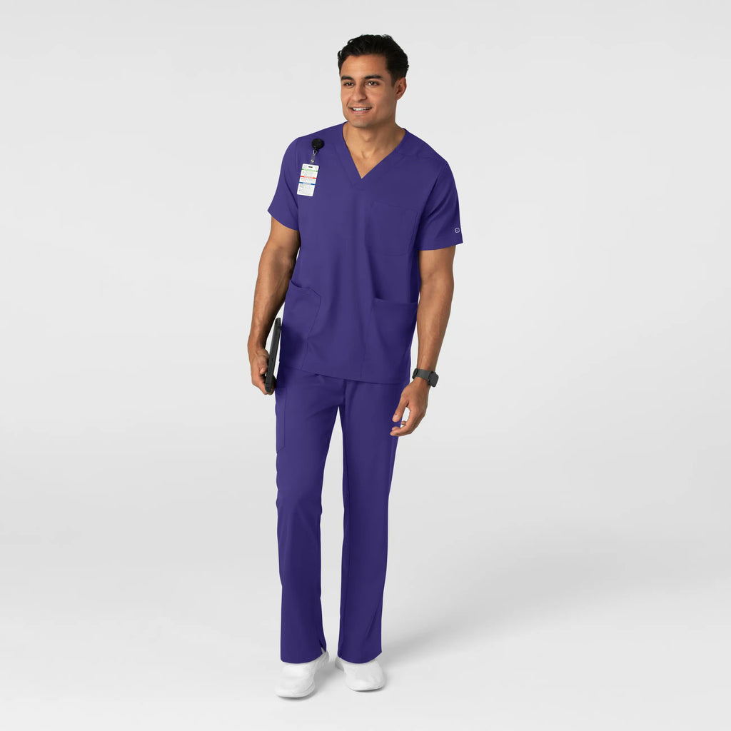 Wink Scrubs Men's Straight Leg Scrub Pant Grape | scrub-supply.com