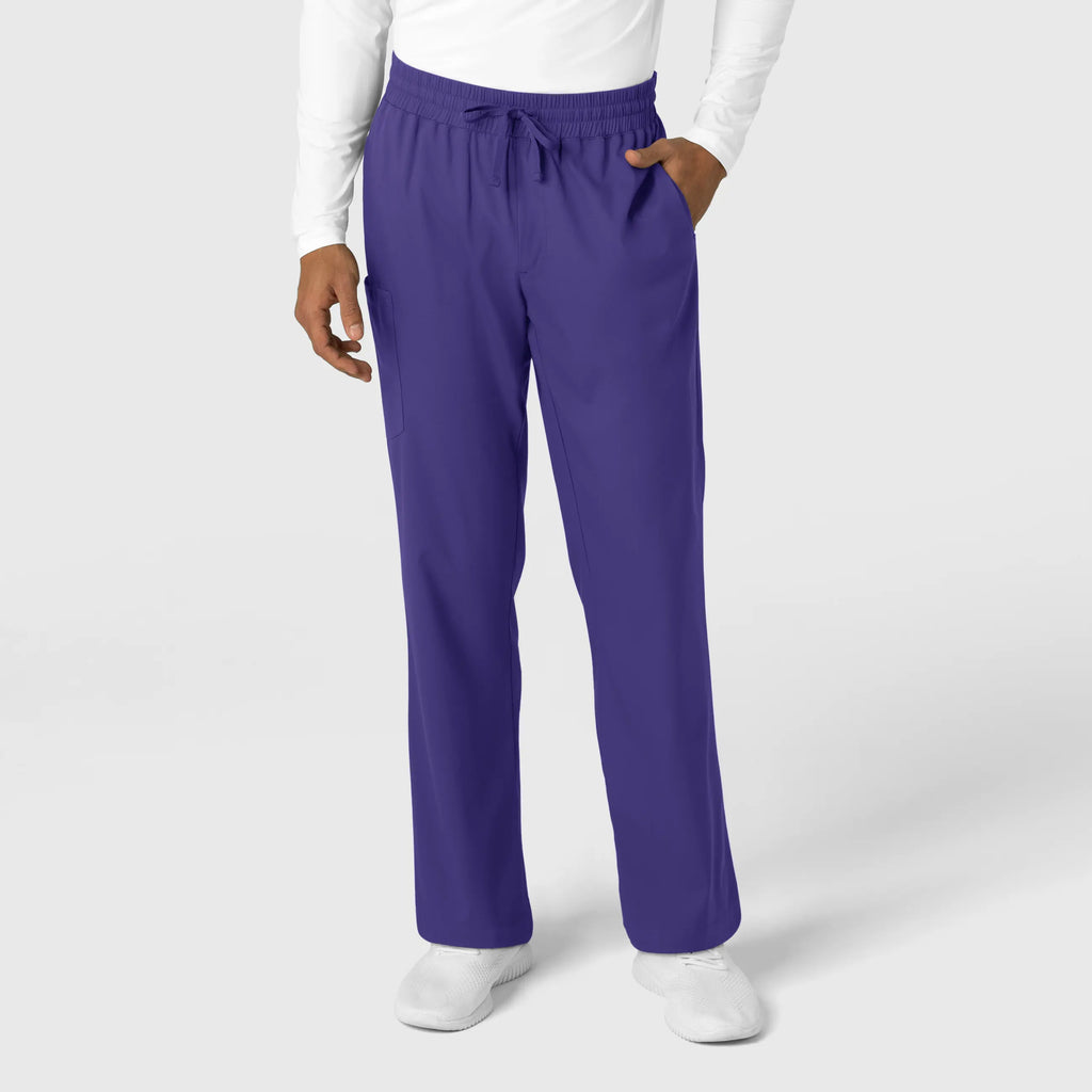 Wink Scrubs Men's Straight Leg Scrub Pant Grape | scrub-supply.com